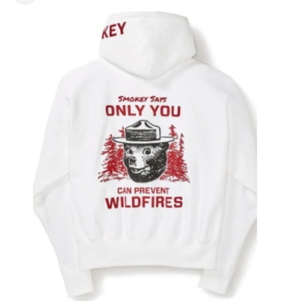 Filson "Smokey Says" White Hoodie